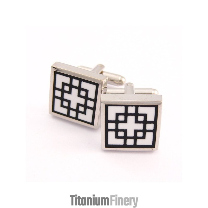 Classical Titanium Square Cufflinks Classical Titanium Square Cufflinks