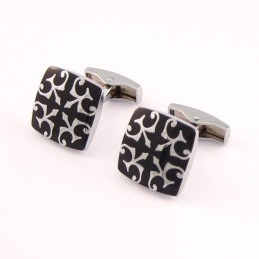 Titanium And Black Ip Plated The Sword Cufflinks