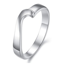 The Queen Of Quality Platinum Plating Titanium Ring For Lovers
