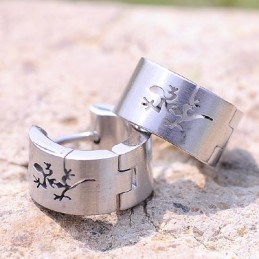 Mens Titanium Earrings