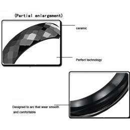 Excellent Quality Black Tungsten Ceramic Ring