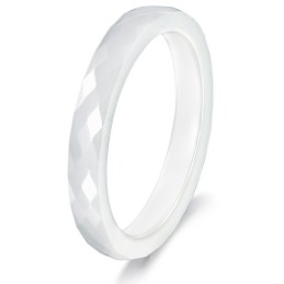 To Have A Long Story Female Tungsten Ceramic Ring