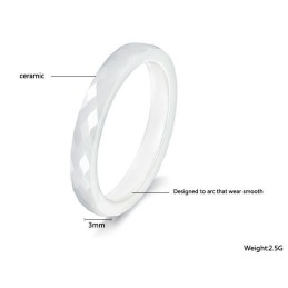 To Have A Long Story Female Tungsten Ceramic Ring