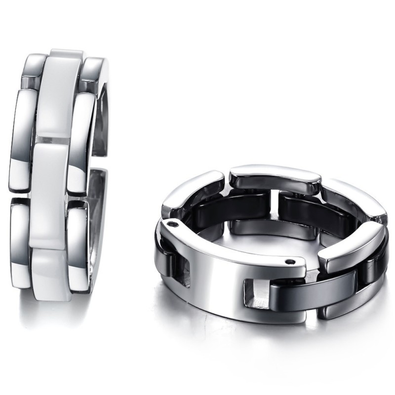 Wide Varieties Black And White Tungsten Ceramic Ring Wide Varieties Black And White Tungsten Ceramic Ring
