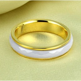 Wide Varieties Rhombus Tungsten Ceramic Ring