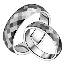 Well-Known For Its Fine Quality Tungsten Ceramic Ring For Lovers