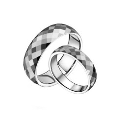 Well-Known For Its Fine Quality Tungsten Ceramic Ring For Lovers