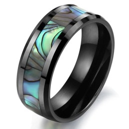 Quality And Quantity Assured Black Tungsten Ceramic Shell Ring