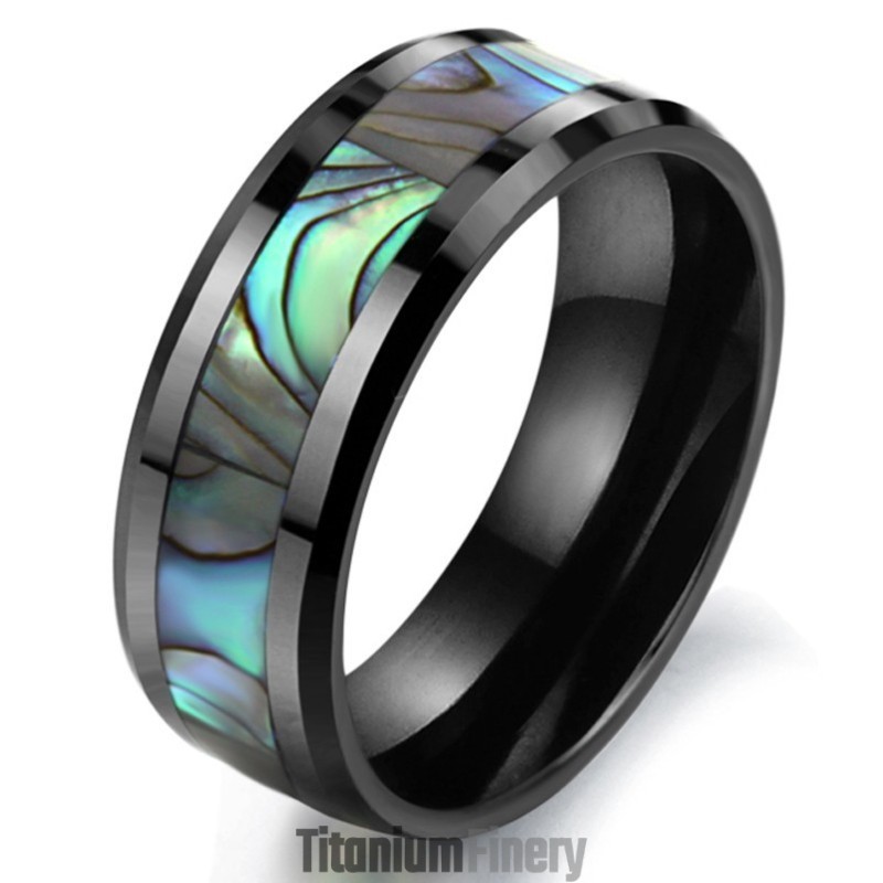 Quality And Quantity Assured Black Tungsten Ceramic Shell Ring