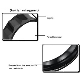 Wide Varieties Black Tungsten Ceramic Ring