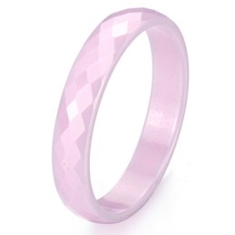 Selling Well All Over The World Pink Tungsten Ceramic Ring