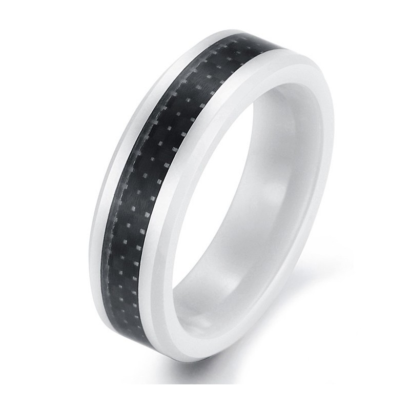Reliable Quality Black Carbon Fiber Tungsten Ceramic Ring Reliable Quality Black Carbon Fiber Tungsten Ceramic Ring