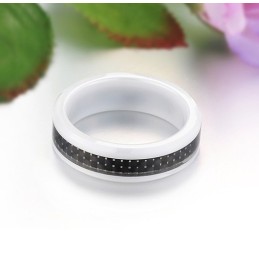Reliable Quality Black Carbon Fiber Tungsten Ceramic Ring