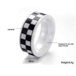 Quality And Quantity Assured Male Grid Tungsten Ceramic Ring