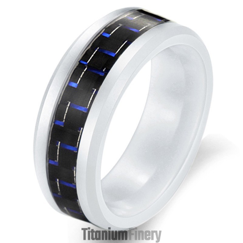 Wide Varieties Carbon Fiber Tungsten Ceramic Ring
