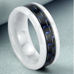 Wide Varieties Carbon Fiber Tungsten Ceramic Ring
