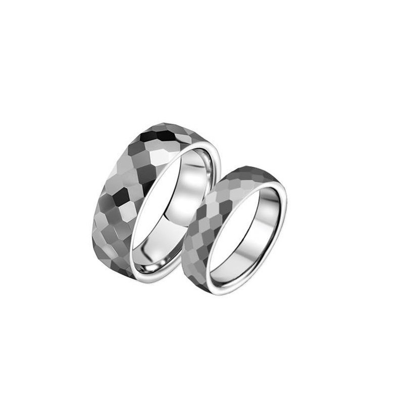 High Quality Football Net Tungsten Ceramic Ring For Lovers High Quality Football Net Tungsten Ceramic Ring For Lovers