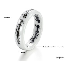 The Queen Of Quality Retro Tungsten Ceramic Ring