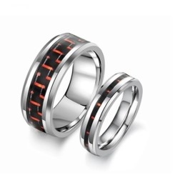 Quality And Quantity Assured Tungsten Ceramic Ring For Lovers