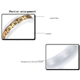 High Quality Carbon Fiber Tungsten Ceramic Ring