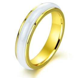 World-Wide Renown Tungsten Ceramic Ring