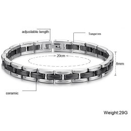 Reliable Reputation Fashion Tungsten Ceramic Bracelet
