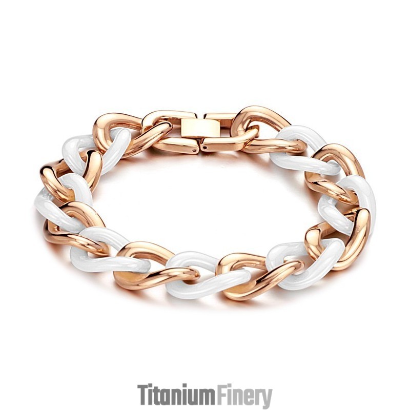 World-Wide Renown Tungsten Ceramic Bracelet