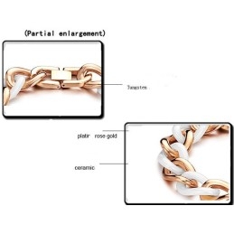 World-Wide Renown Tungsten Ceramic Bracelet