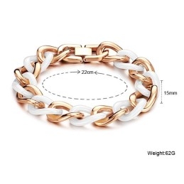 World-Wide Renown Tungsten Ceramic Bracelet