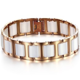 Durable In Use Male Tungsten Ceramic Bracelet