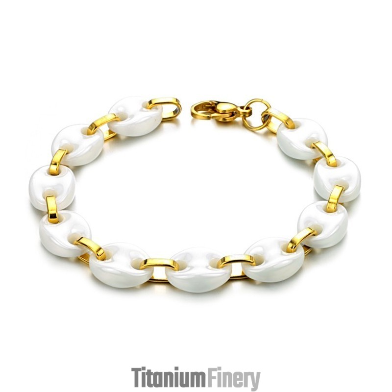 Stable Quality Female White Tungsten Ceramic Bracelet Stable Quality Female White Tungsten Ceramic Bracelet
