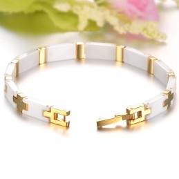 Quality And Quantity Assured Female Tungsten Ceramic Bracelet