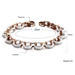 To Have A Long Story Female Tungsten Ceramic Bracelet