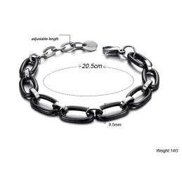 Stable Quality Black Tungsten Ceramic Bracelet