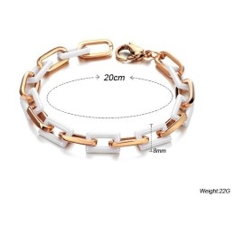 Wide Varieties Female Fashion Tungsten Ceramic Bracelet