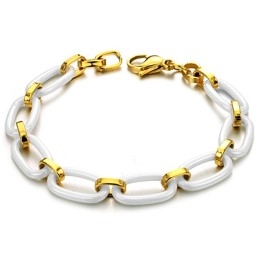 Stable Quality Female Tungsten Ceramic Bracelet