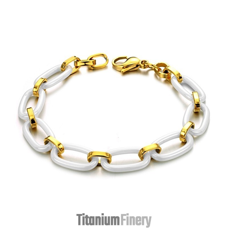 Stable Quality Female Tungsten Ceramic Bracelet