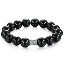 World-Wide Renown Black Tungsten Ceramic Bracelet