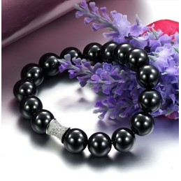 World-Wide Renown Black Tungsten Ceramic Bracelet