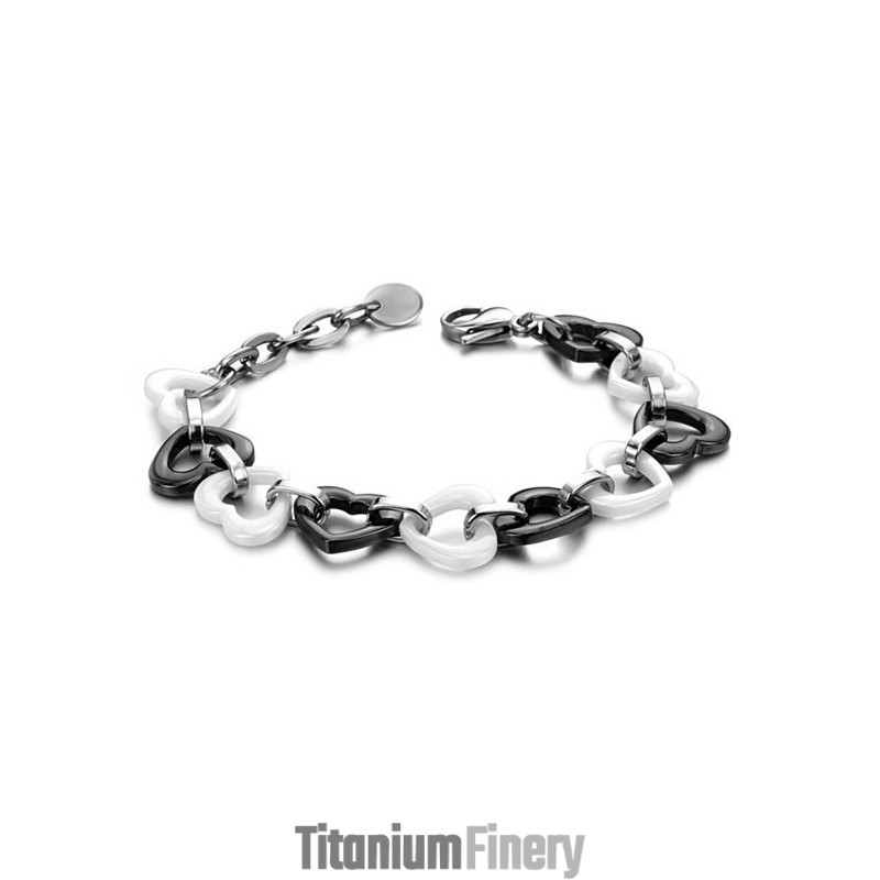 Complete In Specifications Sweetheart Tungsten Ceramic Bracelet Complete In Specifications Sweetheart Tungsten Ceramic Bracelet