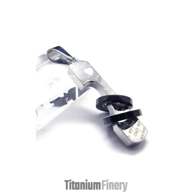 New Style Love Titanium Pendant - Free Chian New Style Love Titanium Pendant - Free Chian