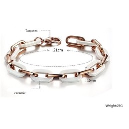 Stable Quality Female Tungsten Ceramic Bracelet