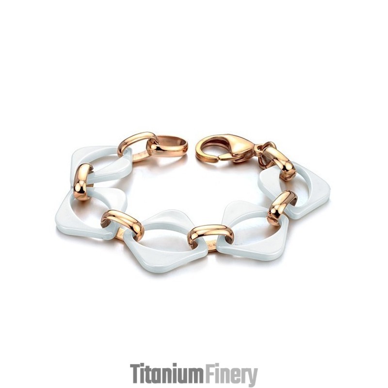 High Quality White Tungsten Ceramic Bracelet High Quality White Tungsten Ceramic Bracelet