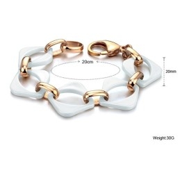 High Quality White Tungsten Ceramic Bracelet