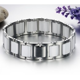 The Queen Of Quality Male Tungsten Ceramic Bracelet