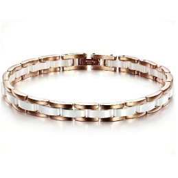World-Wide Renown Tungsten Ceramic Bracelet