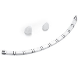 Quality And Quantity Assured White Tungsten Ceramic Bracelet