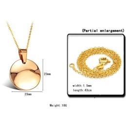 Superior Quality Female Tungsten Ceramic Necklace