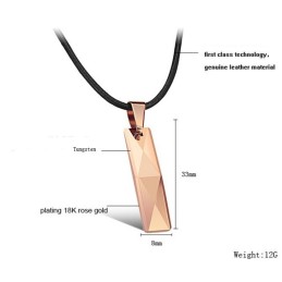 Wide Varieties Female Tungsten Ceramic Necklace