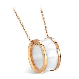Quality And Quantity Assured Tungsten Ceramic Necklace